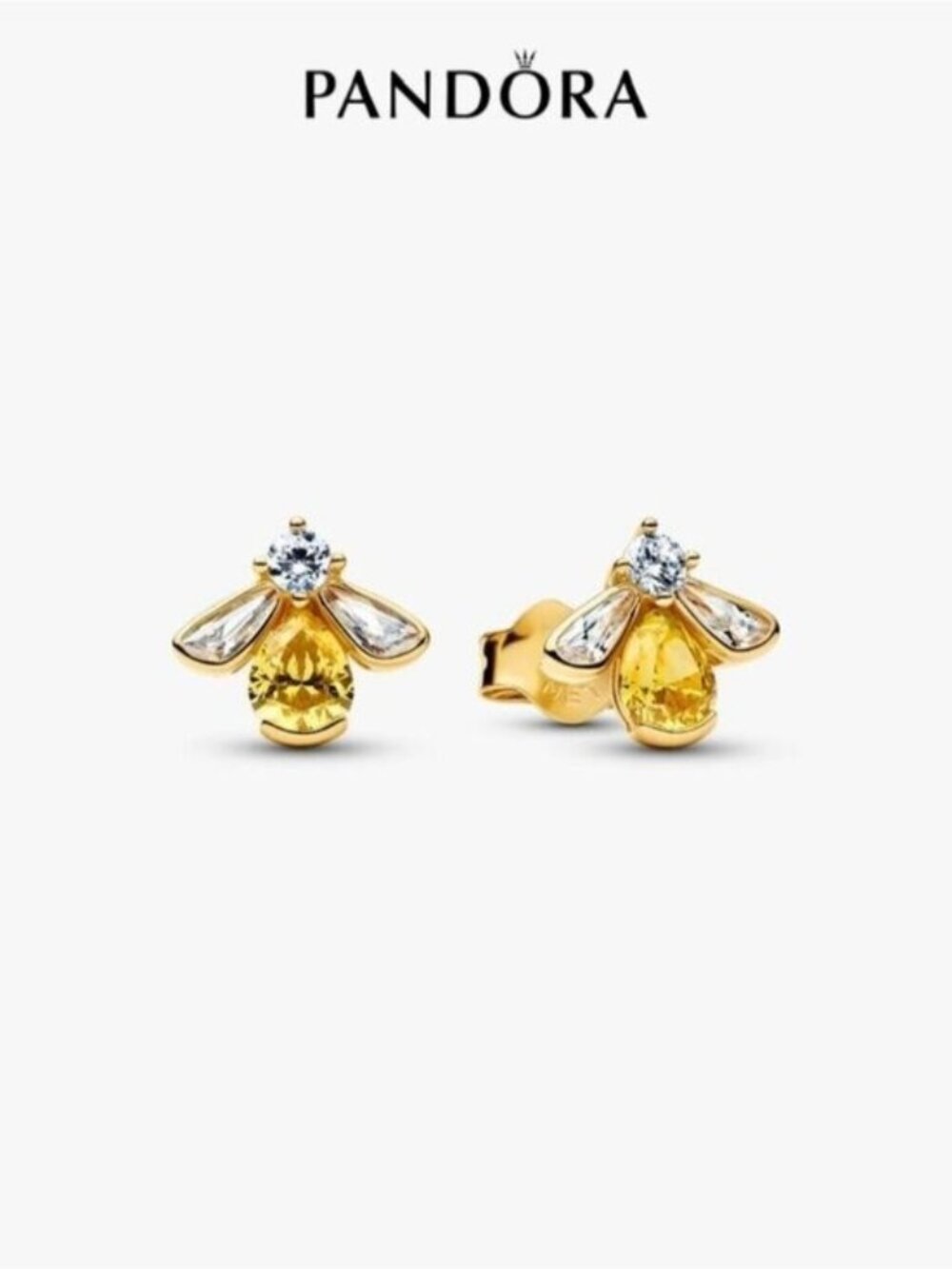 Pandora Honey Bee Stud Earrings